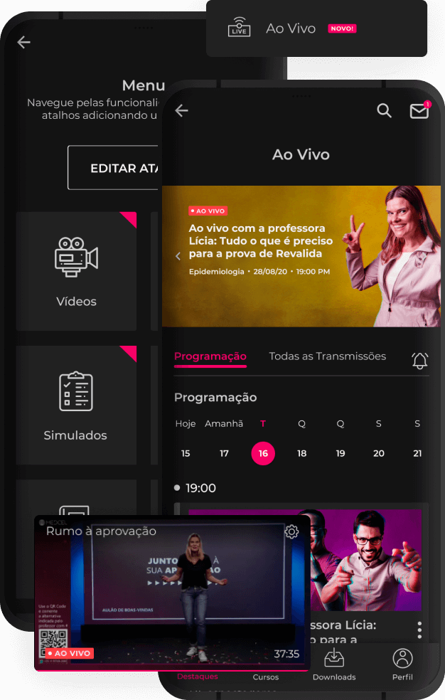 Aula ao vivo